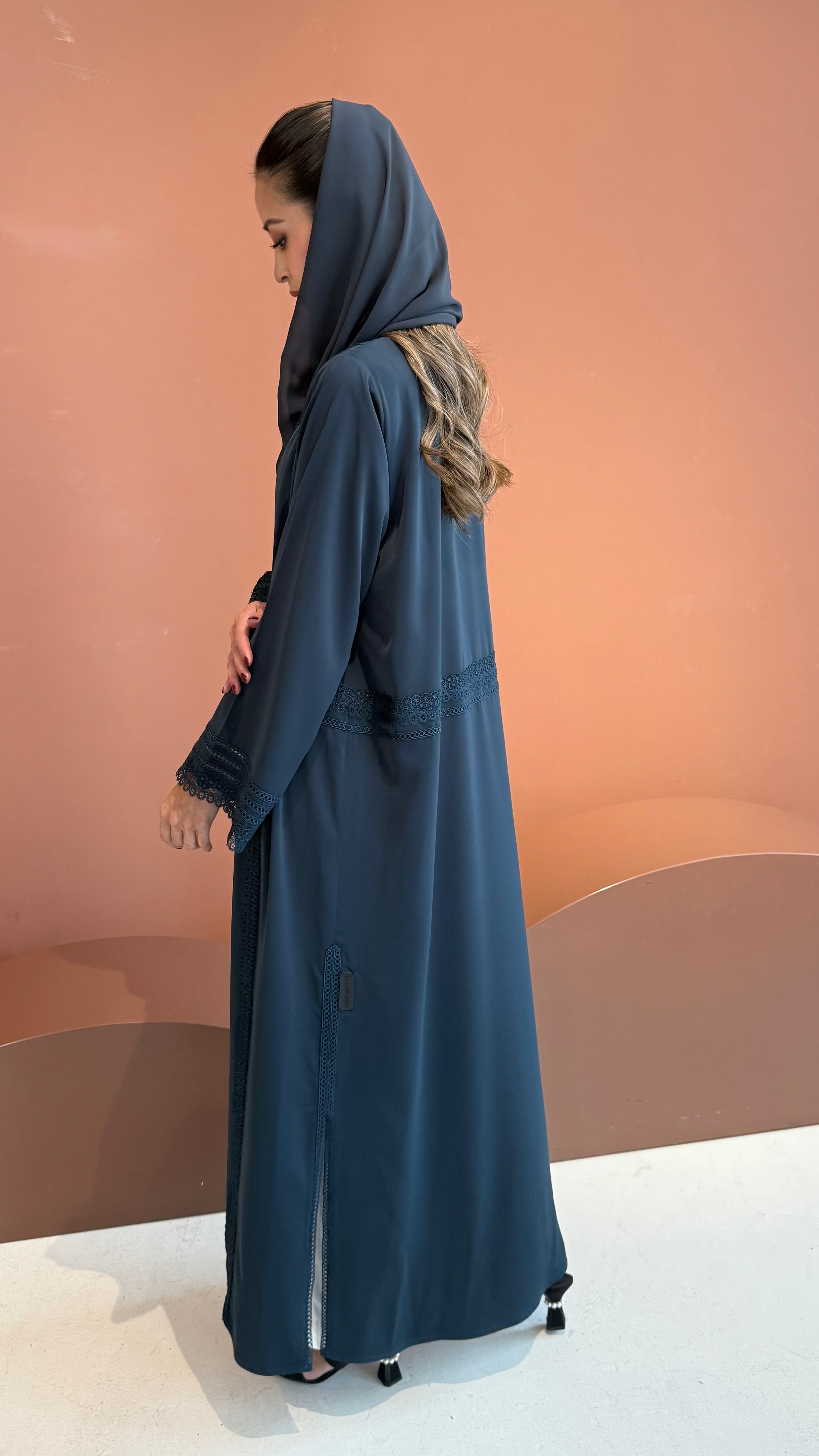 Midnight blue abaya