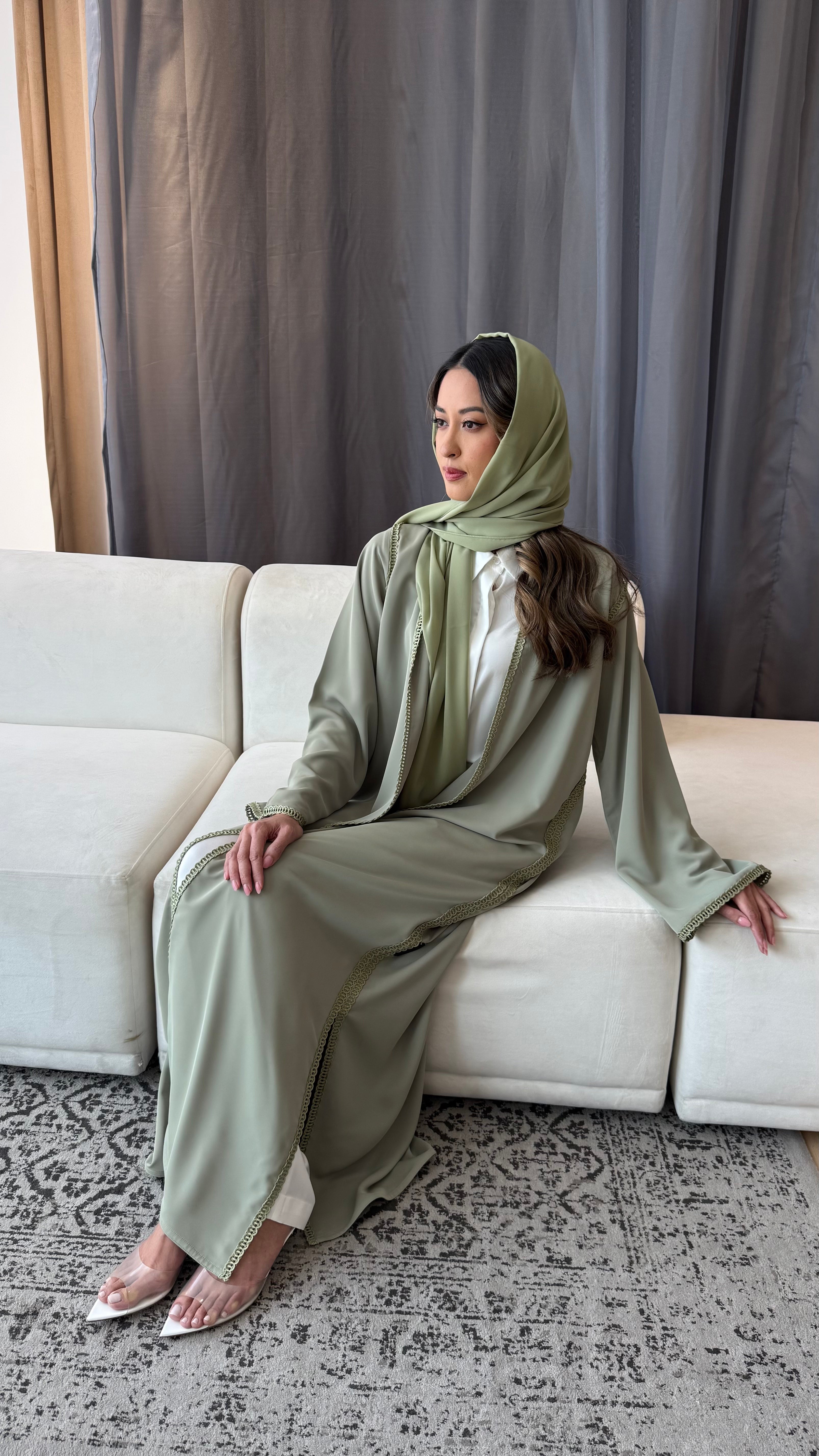 everyday abaya with lace
