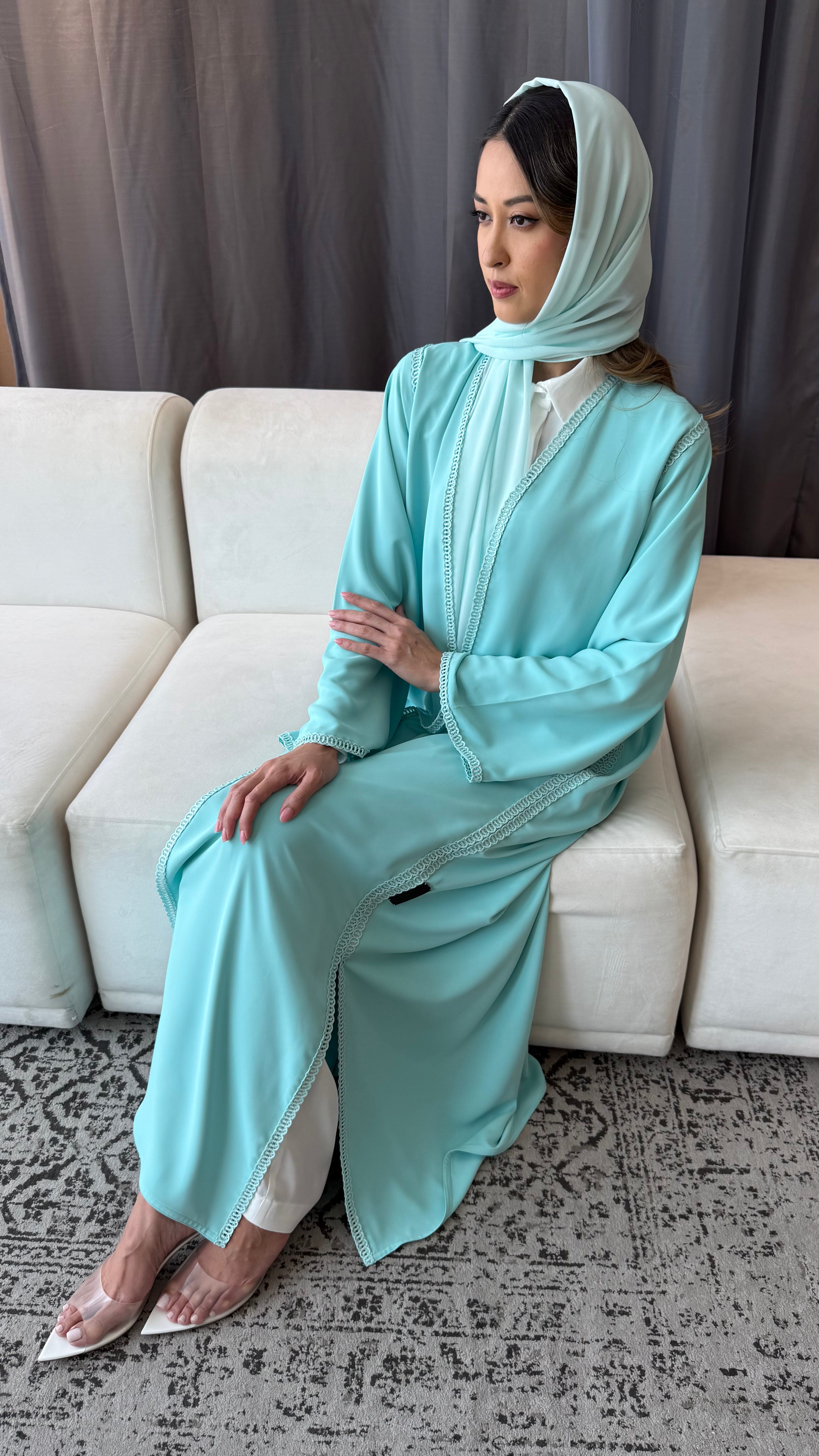 everyday abaya with lace
