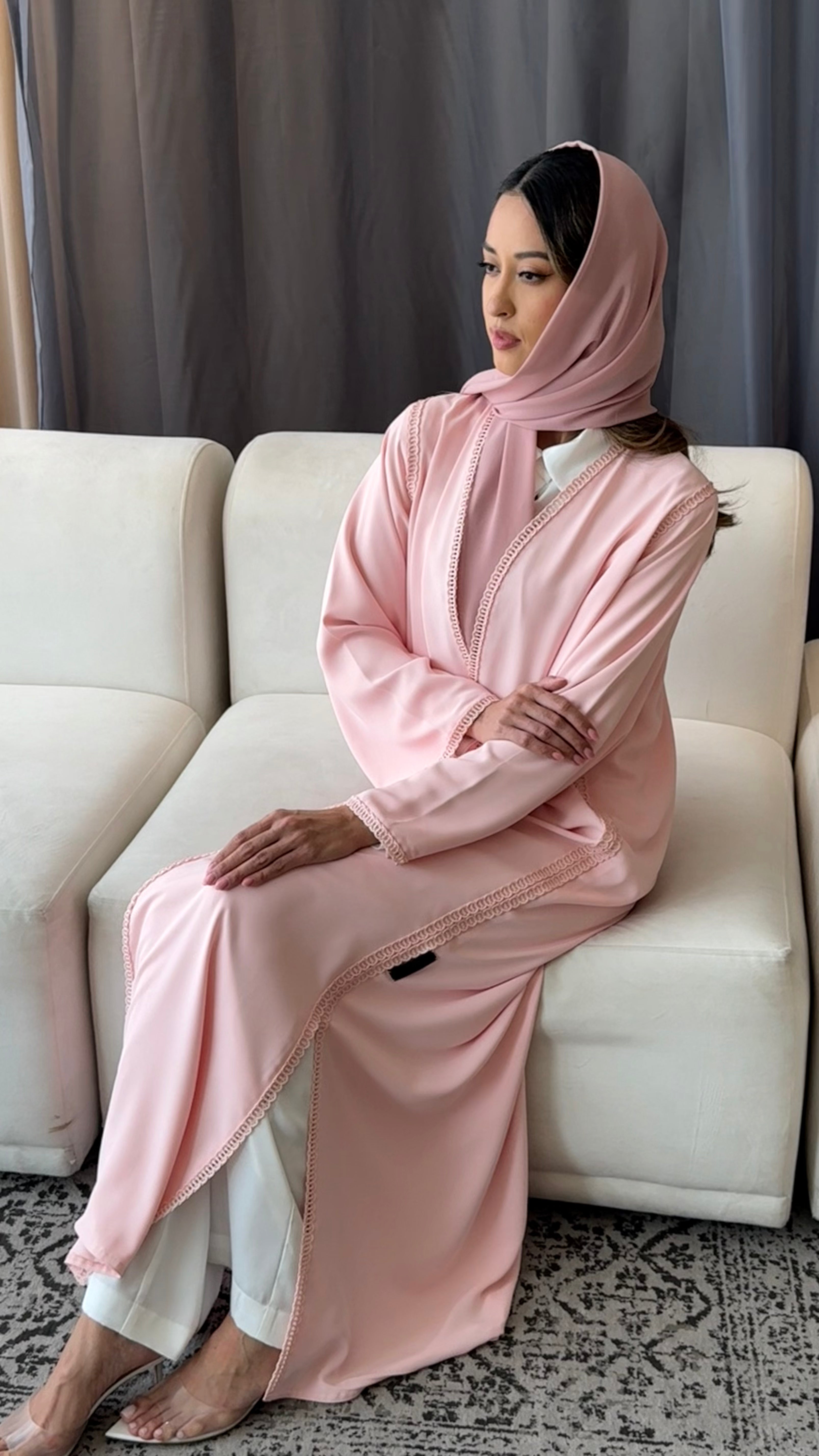 everyday abaya with lace
