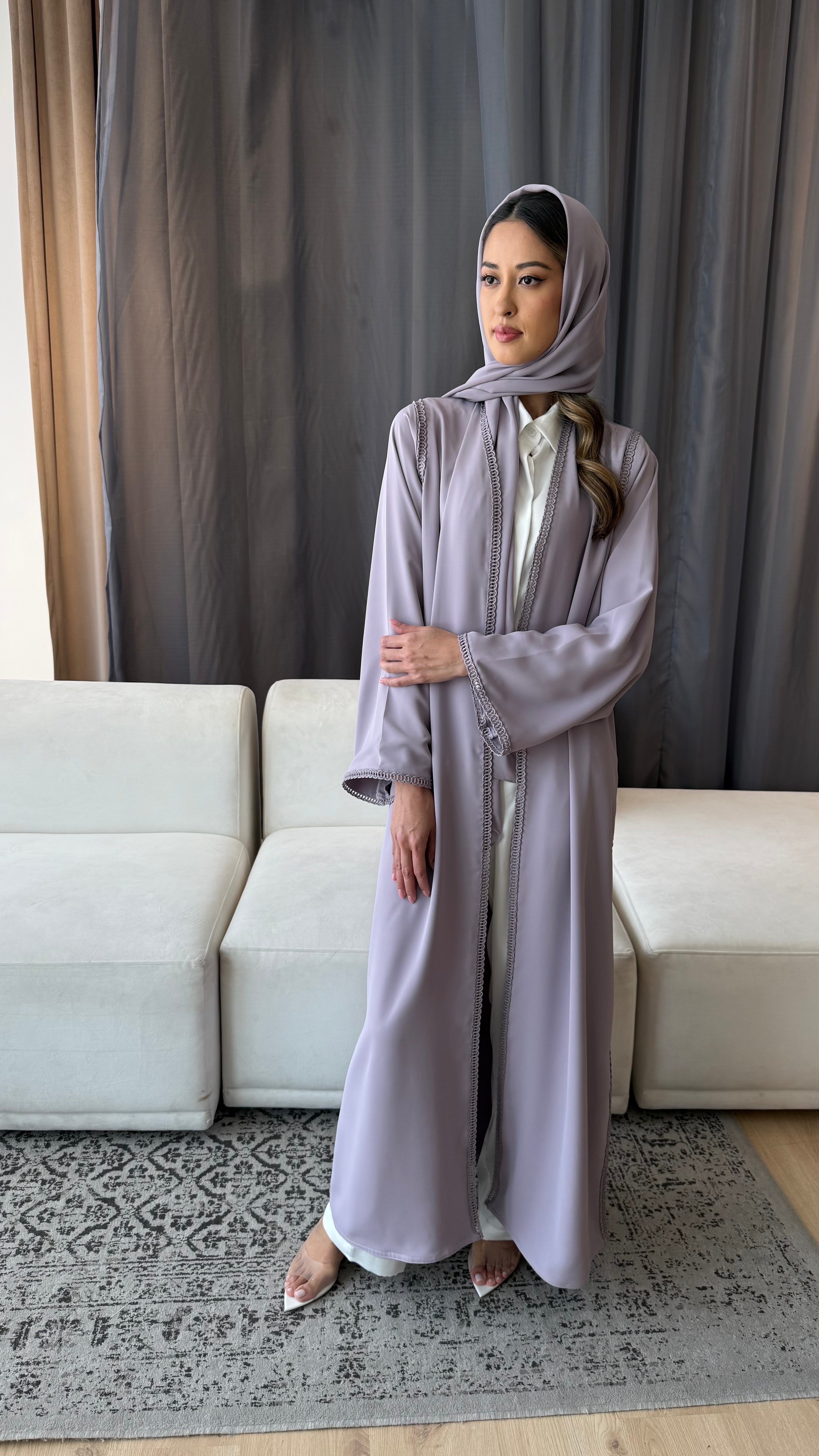 everyday abaya with lace