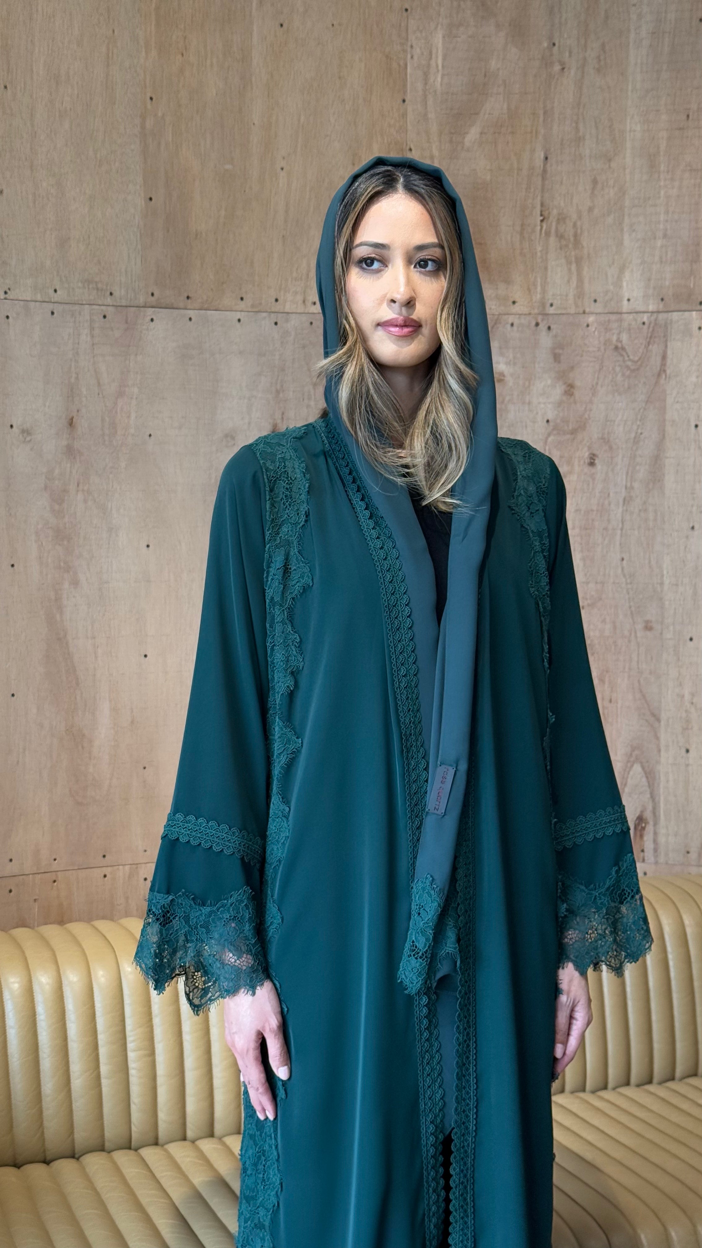 luxury lace abaya